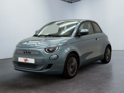 the new smart car is parked in the showroom at the showroom