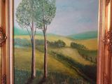 a picture of a painting hanging on the wall