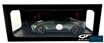 a toy car in a display case on a white background