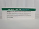 a close up of a box of enterolacits on a table