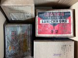 a box full of different items that are inside of it