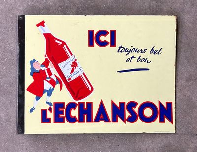 une image représentant une photo d'une enseigne d'une marque d'alcool