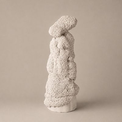 an image of a sculpture of a rabbit made out of yarn