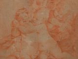 an image of a drawing of a woman holding a child