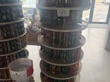 a large stack of dvds on display in a store