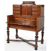 IMPORTANT BUREAU SCRIBAN LOUIS XIV de forme rectangulaire en… (photo 2)