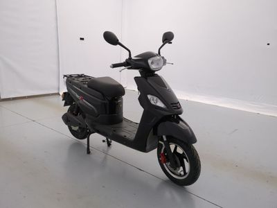 un scooter garé dans une pièce