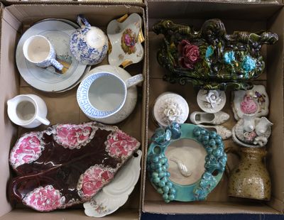 a box full of assorted items sitting on the floor