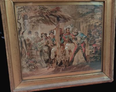 Nicolas-Toussaint CHARLET (1792-1845) "Militaires à la taver…