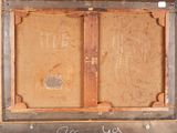 a picture of a piece of luggage with writing on it