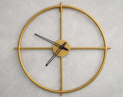 Lot de 5 horloges,  diamètre 50 cm c6. Poids : 4 kg, localisation : 28 - Photo 1