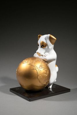 Stéphane BOLONGARO (1963) "Totor planet" doré, 2025