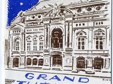 une affiche pour le Grand Théâtre de Paris, en France