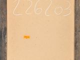 an old picture of a picture frame with a date written on it