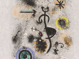 an image of a drawing of a man with a knife and a clock