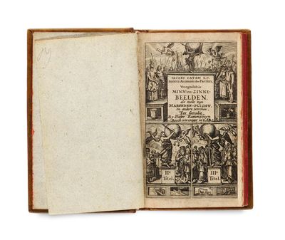 an open book with a picture of a group of people on it