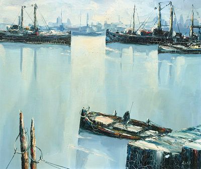 Horacio SOSA (1945-2014) Le port