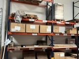 a large room with a lot of boxes on the shelves