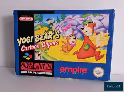 Boîte du jeu Super Nintendo « Les aventures de Yogi Bear »