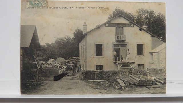 Bénévent-l’Abbaye : Maison Deluchat, Chaux, Plâtres, Tuiles et Ci...