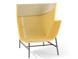 an image of a yellow chair on a white background