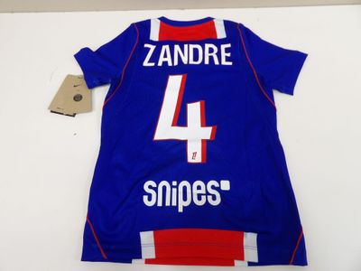 a soccer jersey with the number 4 on it