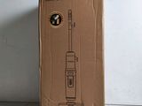 a cardboard box with a picture of a vacuum on it