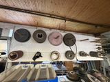 a room with a lot of different types of tools on the wall