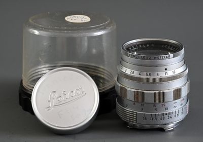 Objectif LEICA Ernst Leitz GmbH Wetzlar Germany Summilux 1:1.4/50 mm N - Photo 1