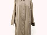 an image of a woman ' s coat on a mannequin stand