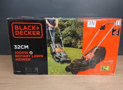 tondeuse à gazon filaire Black & Decker avec boîte d'emballage
