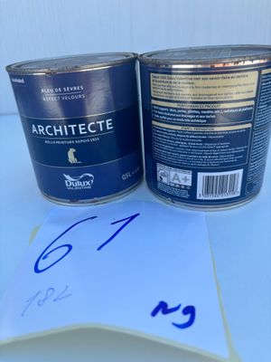 Ensemble de peinture Dulux Valentine Architecte, teinte Bleu…