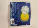 a picture of a book with a picture of a sun and a moon on it
