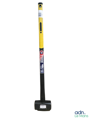 une image représentant une batte de baseball jaune et noire sur fond blanc