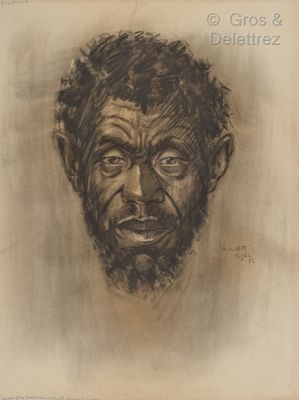 un vieux dessin représentant un homme barbu et moustachu