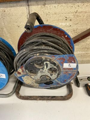 two hoses that are sitting on top of a table