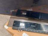 a television sitting on top of a box on the floor