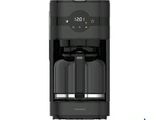 a close up of a coffee maker on a white background