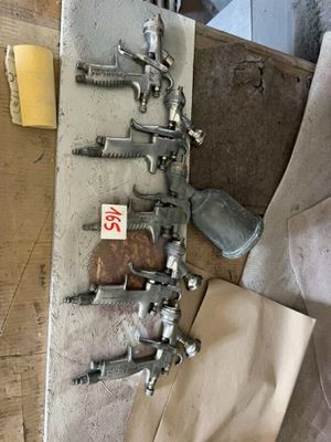 a lot of tools that are sitting on a table