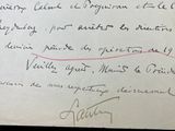a piece of paper that has a handwritten letter on it