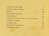 an old book with a list of items on it
