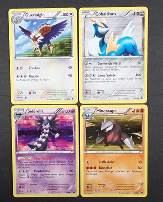 Carte Pokemon Contenu : 4 cartes rares dont Guriaigle, Cobal…