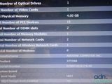 a screen showing a number of optical drives on it
