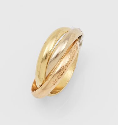Bague Trinity en or jaune 18 carats de Cartier