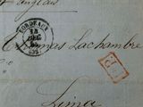a close up of a piece of paper with a stamp on it