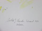 a picture of a plate with writing on it