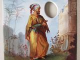 une photo d'un tableau représentant un homme vêtu d'une tenue jaune