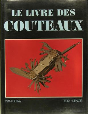 the cover of the book le livvre des couteeaux