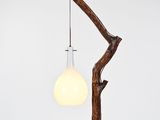 an image of a light bulb hanging from a tree branch