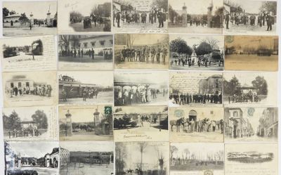 CARTES POSTALES. Ensemble de 25 CPA relatives au 15e régimen…